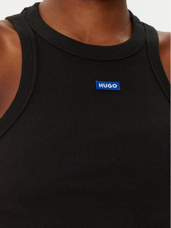 HUGO HUGO Top Baby 50511450 Negro Slim Fit