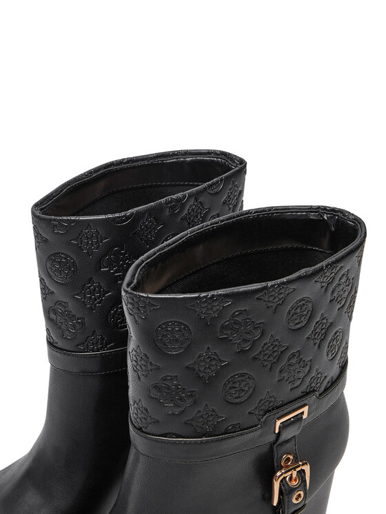 Guess Botine Guess Neadla FLFNEA FAL10 Negru
