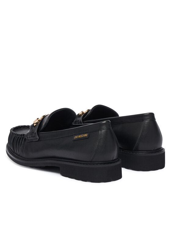 LOVE MOSCHINO Мокасини LOVE MOSCHINO JA10063G1PIA0000 Чорний