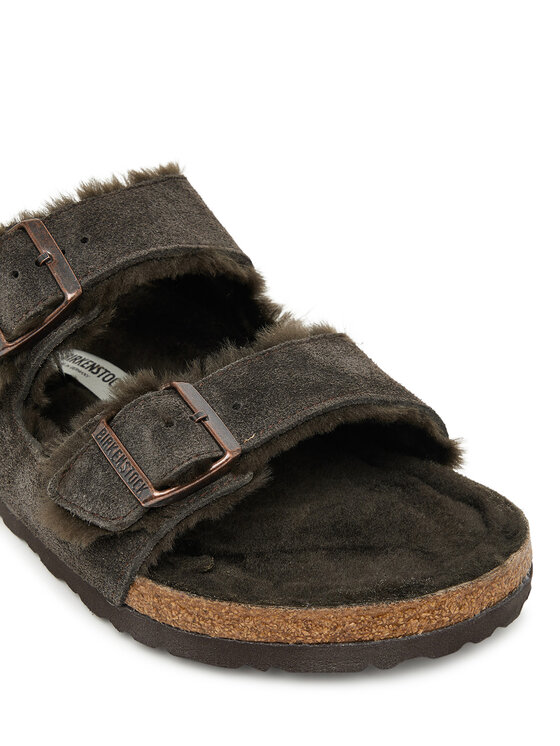 Birkenstock Шльопанці Birkenstock Arizona Shearling 1020566 Коричневий