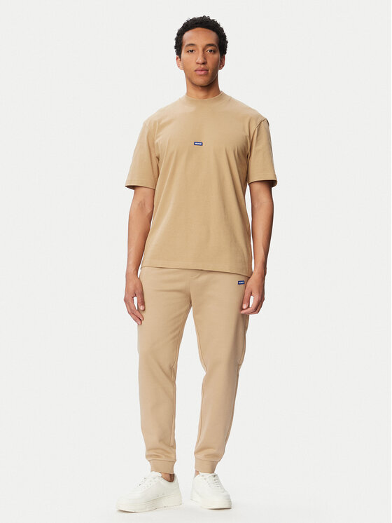 HUGO Hugo T-shirt Nieros 50509991 Bež Regular Fit