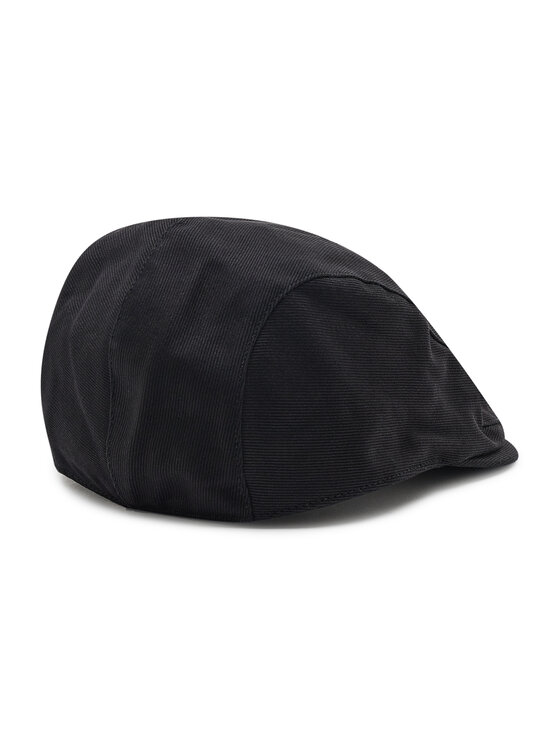 Tommy Hilfiger Vojaška baretka Tommy Hilfiger Premium Casual Flat Cap AM0AM08618 Črna