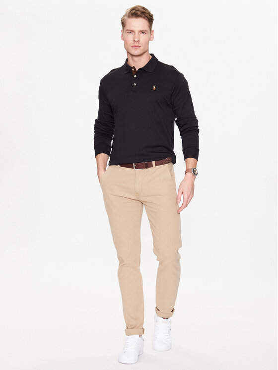 Polo Ralph Lauren Polo Ralph Lauren Поло 710671785002 Чорний Slim Fit