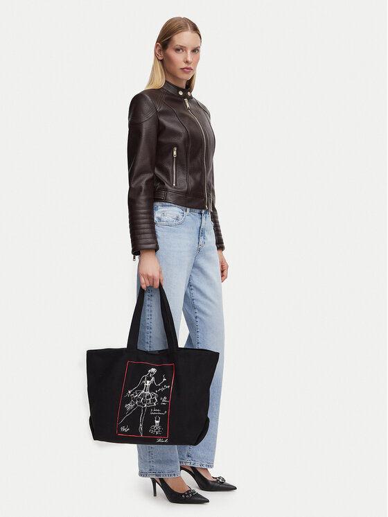 KARL LAGERFELD Geantă KARL LAGERFELD B3W50060 Negru