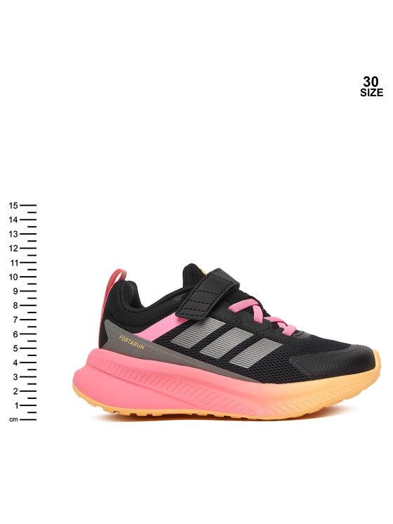adidas Sneakersy adidas Fortarun 4.0 El C JR9831 Czarny