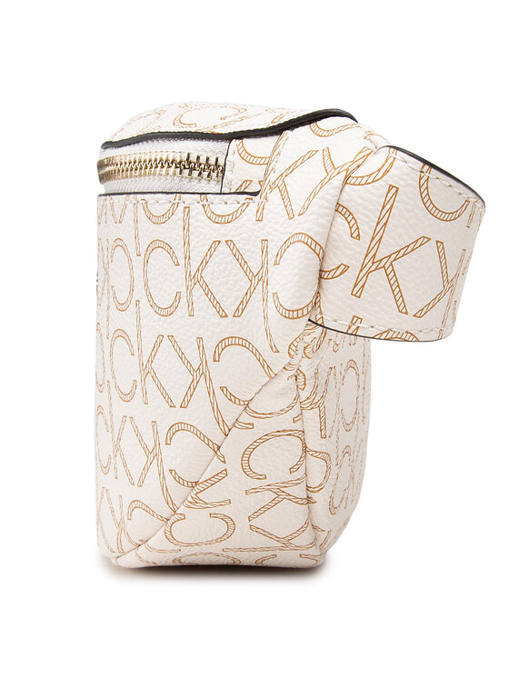 Calvin Klein Borsetă Calvin Klein Waistbag Monogram K60K608139 Alb