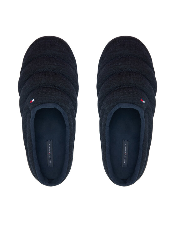 Tommy Hilfiger Пантофи Tommy Hilfiger Premium Comfort House Shoe FM0FM06014 Тъмносин