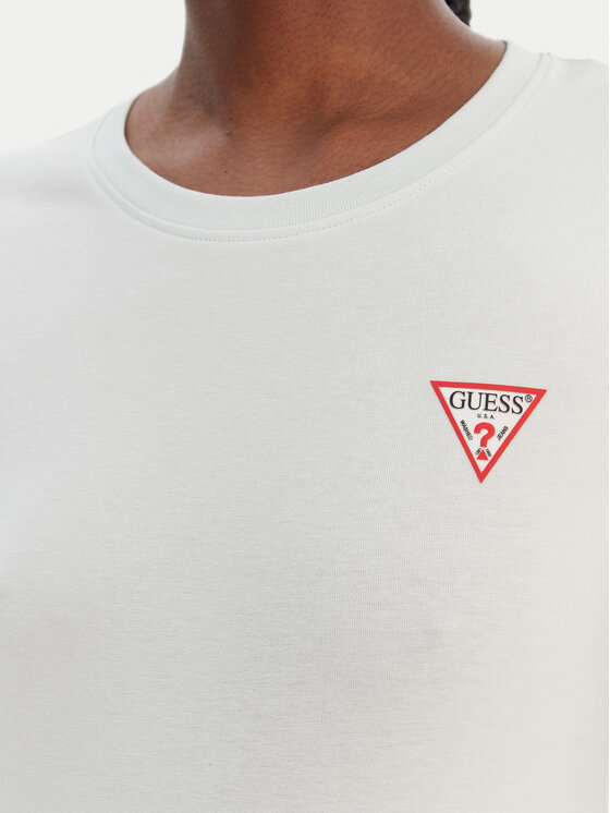 Guess Guess Футболка W2YI44 J1314 Svetlozelena Regular Fit