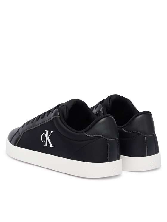 Calvin Klein Sneakersy Calvin Klein 3 Cupsole Laceup Pu Mg YW0YW01781 Czarny