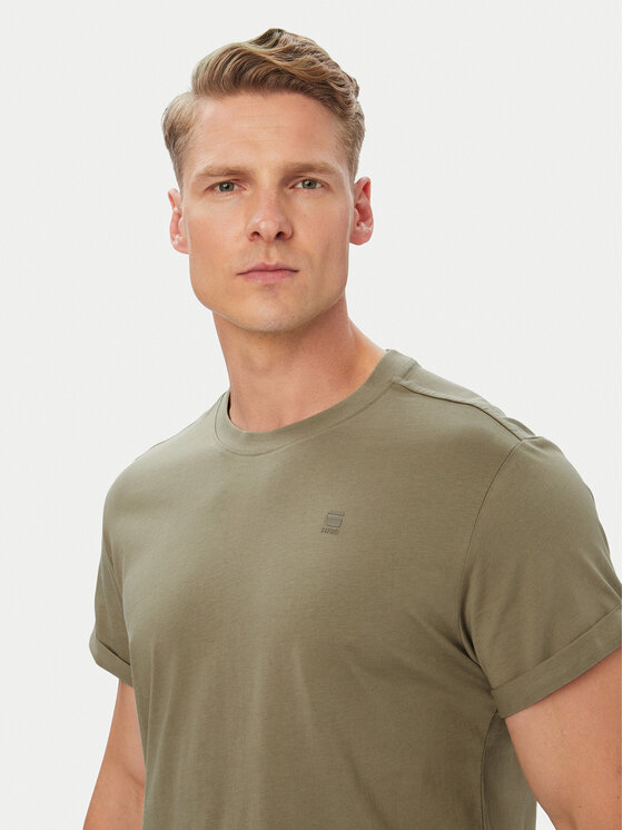 G-STAR G-STAR T-Shirt Sustainable D16396-B353-2199 Χακί Relaxed Fit