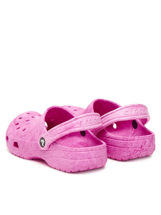 Crocs Ciabatte Crocs Kids' Classic Watercolor Marbled Clog 211602 Rosa