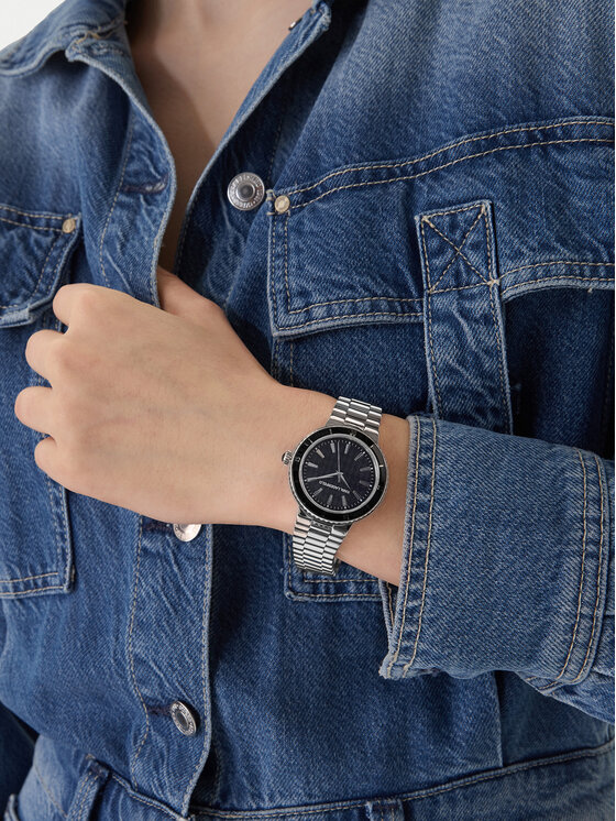 KARL LAGERFELD Ročna ura KARL LAGERFELD R0553104502 Srebrna