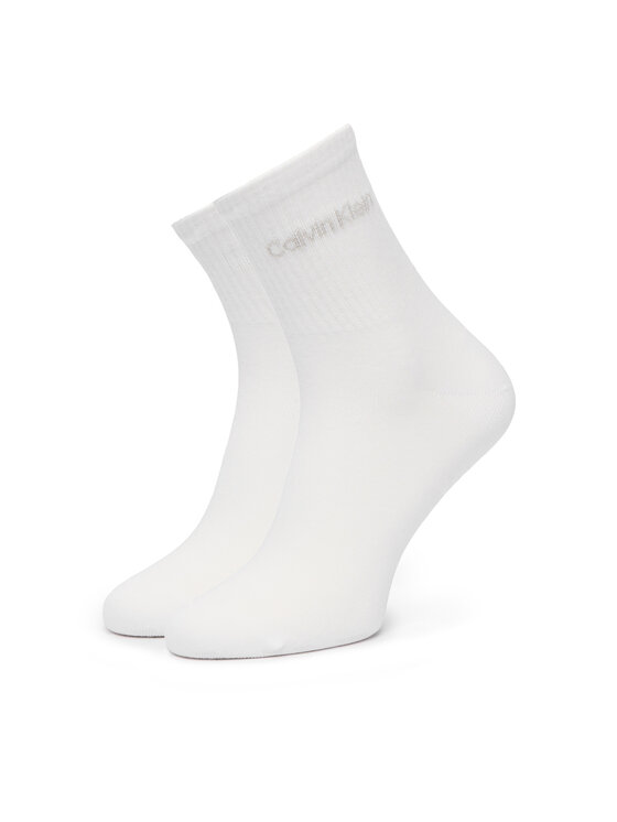 Calvin Klein Дълги чорапи Calvin Klein 701241453 Бял