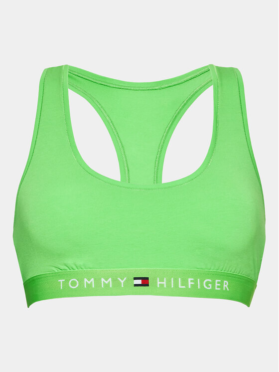 Tommy Hilfiger Tommy Hilfiger Top nedrček UW0UW04143 Zelena