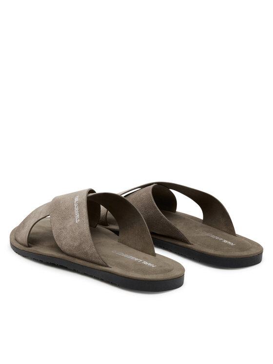 KARL LAGERFELD Шльопанці KARL LAGERFELD Kastor III KL70214 Сірий