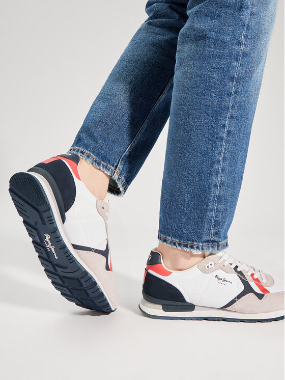 Pepe Jeans Sportcipők Pepe Jeans Brit Road M PMS40007 Fehér