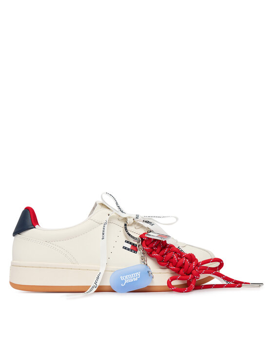 Tommy Jeans Snīkeri Tommy Jeans Archive '98 Charms EN0EN03032 Écru
