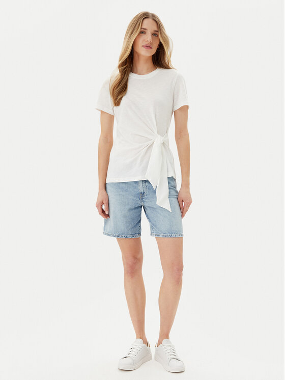 Tommy Hilfiger Tommy Hilfiger T-shirt WW0WW44559 Écru Regular Fit