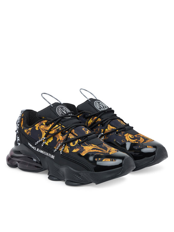 Versace Jeans Couture Снікерcи Versace Jeans Couture 79YA3SU2 ZSC94 G89 Чорний