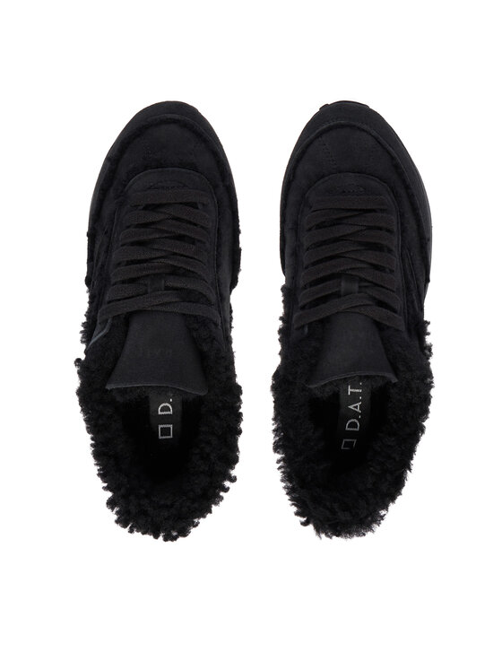 D.A.T.E. Снікерcи D.A.T.E. Athleta Shearling W431-AT-TD Чорний
