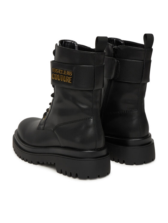 Versace Jeans Couture Šnurovacia obuv Versace Jeans Couture 79VA3S64 Čierna