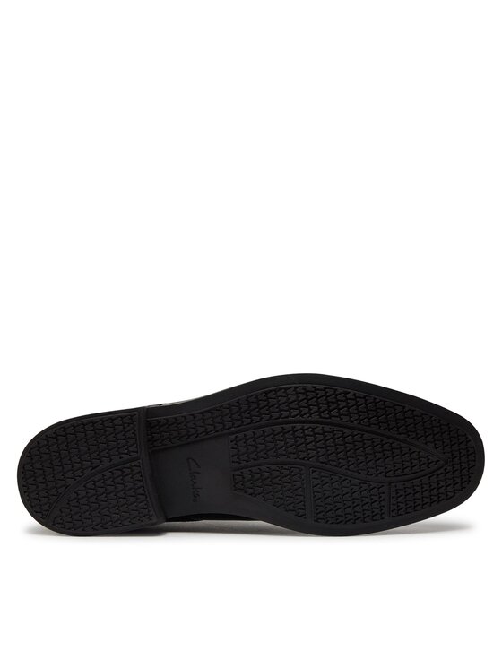 Clarks Nizki čevlji Clarks Howard Cap 261620127 Črna