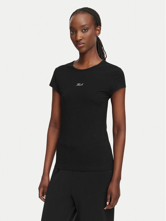 KARL LAGERFELD KARL LAGERFELD Conjunto de camisetas B3W47010 De color Slim Fit