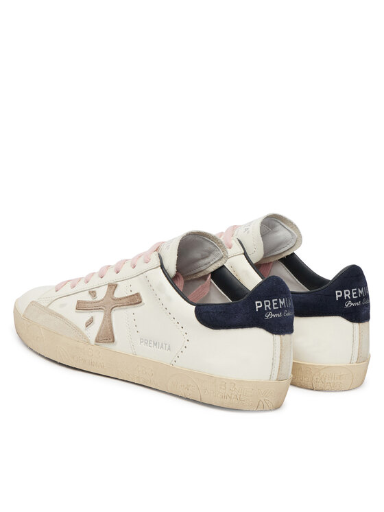 Premiata Sneakersy Premiata Stevend Var 7602 Biela