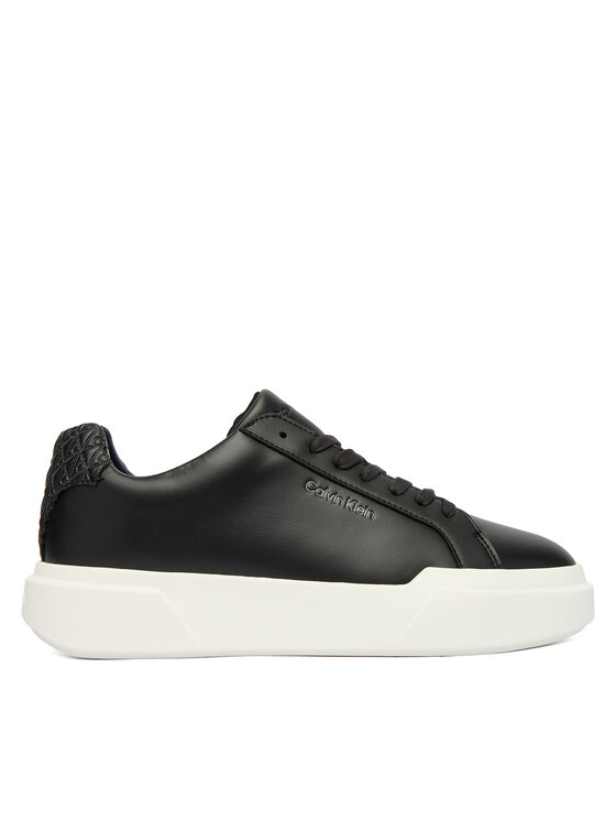 Calvin Klein Sneakers Calvin Klein Chunky Cupsole Laceup Lth Bt Aop YW0YW02036 Nero