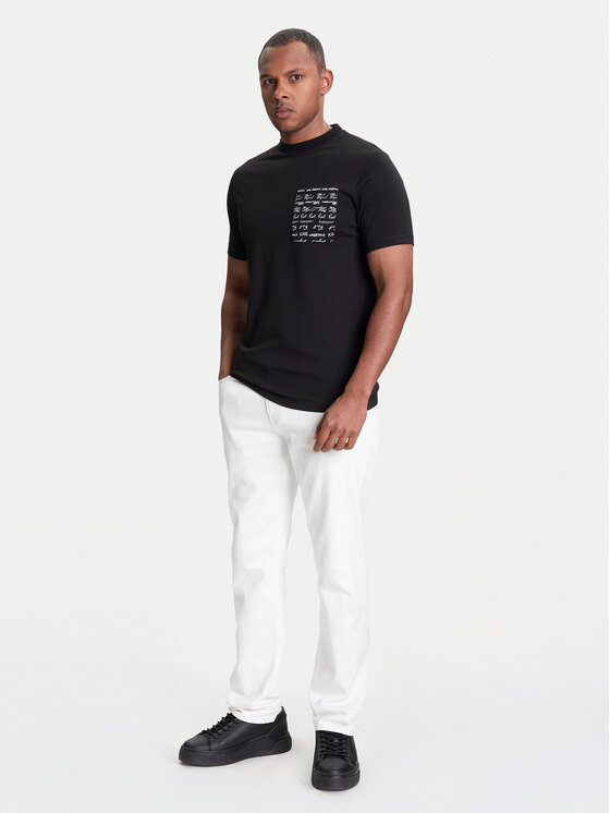 KARL LAGERFELD KARL LAGERFELD Majica 755041 553225 Črna Regular Fit