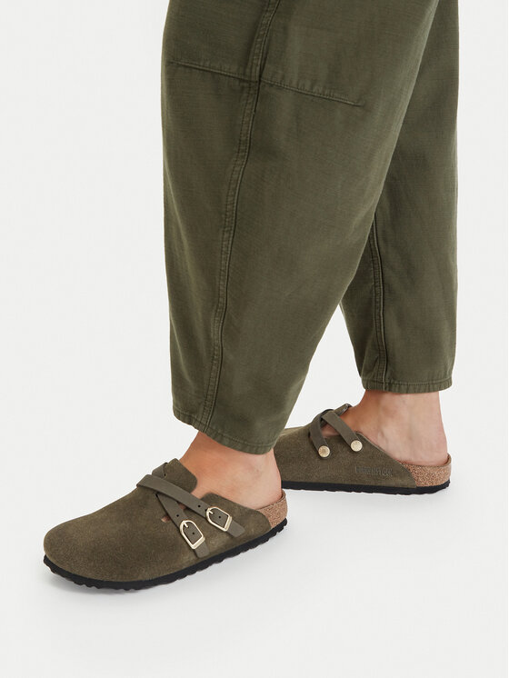 Birkenstock Şlapi Birkenstock Blair D-Buckle 1033158 Verde închis