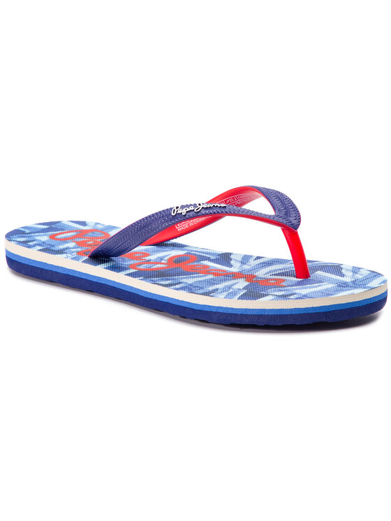 Pepe Jeans Σαγιονάρες Pepe Jeans Beach Uk Boy PBS70025 Σκούρο μπλε