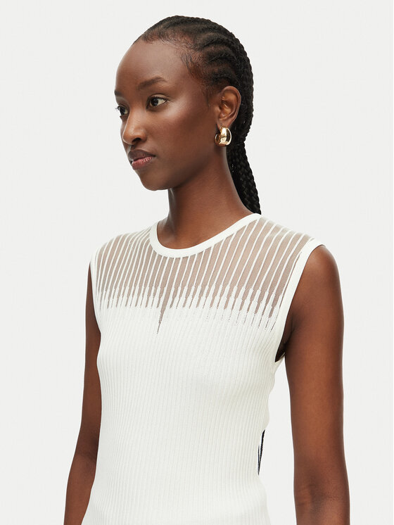 Rinascimento Rinascimento Top CFM0012239003 Blanco Slim Fit