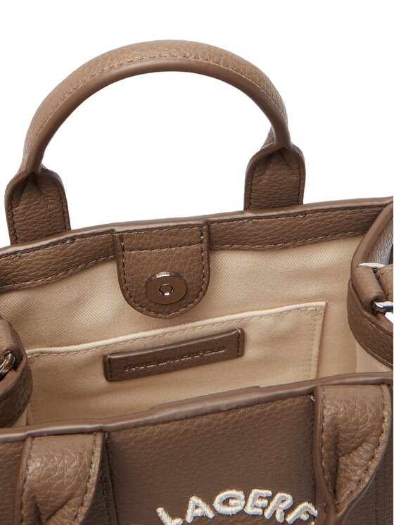 KARL LAGERFELD Ročna torba KARL LAGERFELD B1W30042 Rjava