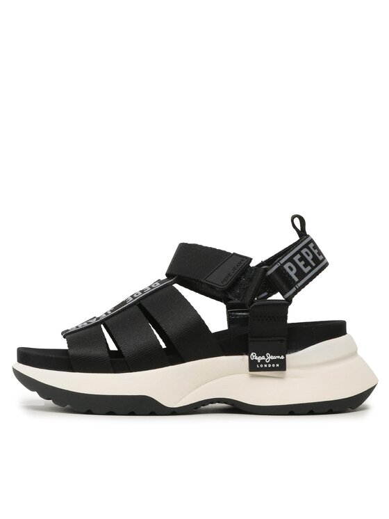 Pepe Jeans Sandales Pepe Jeans Venus Point PLS90570 Melns
