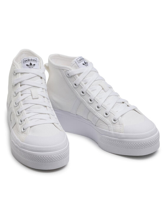 adidas Снікерcи adidas Nizza Platform Mid W FY2782 Білий