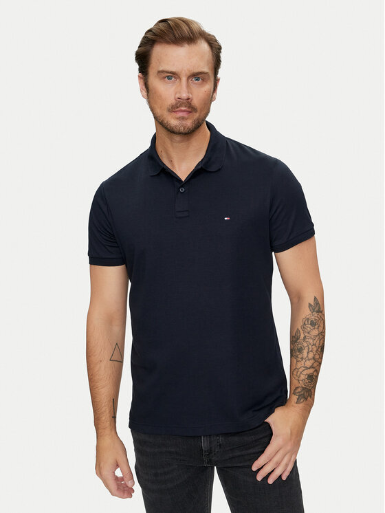 Tommy Hilfiger Tommy Hilfiger Polo Essential MW0MW35585 Σκούρο μπλε Regular Fit