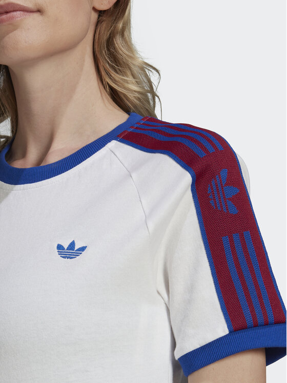 adidas adidas Футболка Tape HL9172 Білий Regular Fit