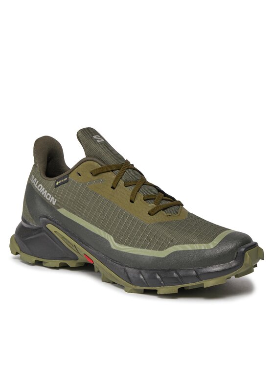Salomon Běžecké boty Salomon Alphacross 5 Gtx GORE-TEX 473103 29 W0 Zelená