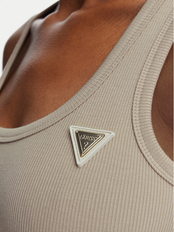 Guess Guess Топ V4YP06 K8RT2 Бежевий Slim Fit