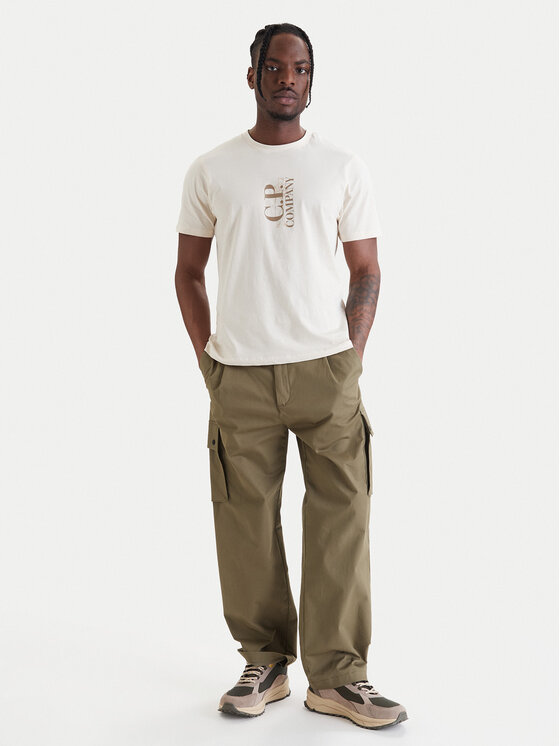 C.P. Company C.P. Company Camiseta 20CMTS084A005100W Amarillo Regular Fit