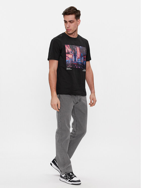 Only & Sons Only & Sons T-shirt Lex 22028171 Crna Relaxed Fit