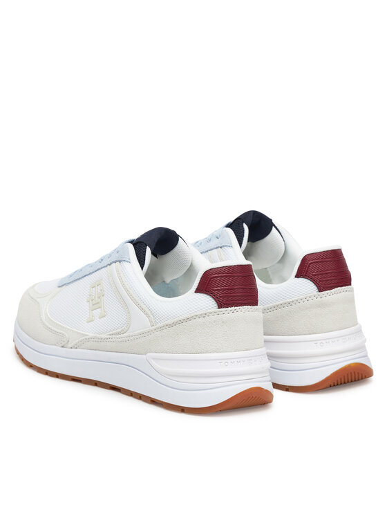 Tommy Hilfiger Sportcipők Tommy Hilfiger Casual Fashion Runner Mix FW0FW08324 Fehér
