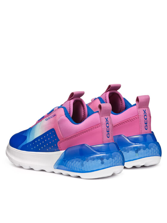 Geox Sneakersy Geox J Activart Illuminus J45LZA 02A9J C8NK4 M Ružová