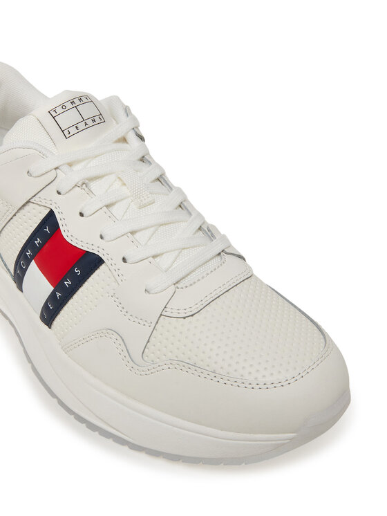 Tommy Jeans Sneakers Tommy Jeans Tjm Retrocasual Runner EM0EM01528 Alb