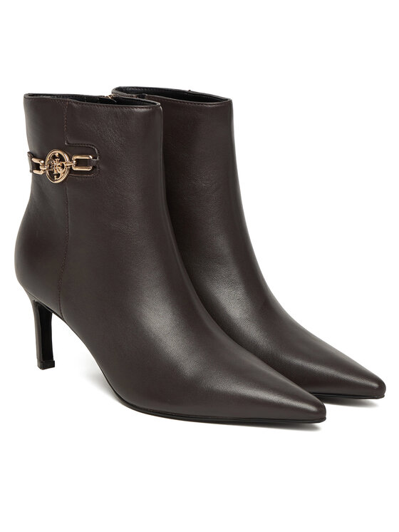 Guess Ботильйони Guess FLFPAI LEA10 Коричневий