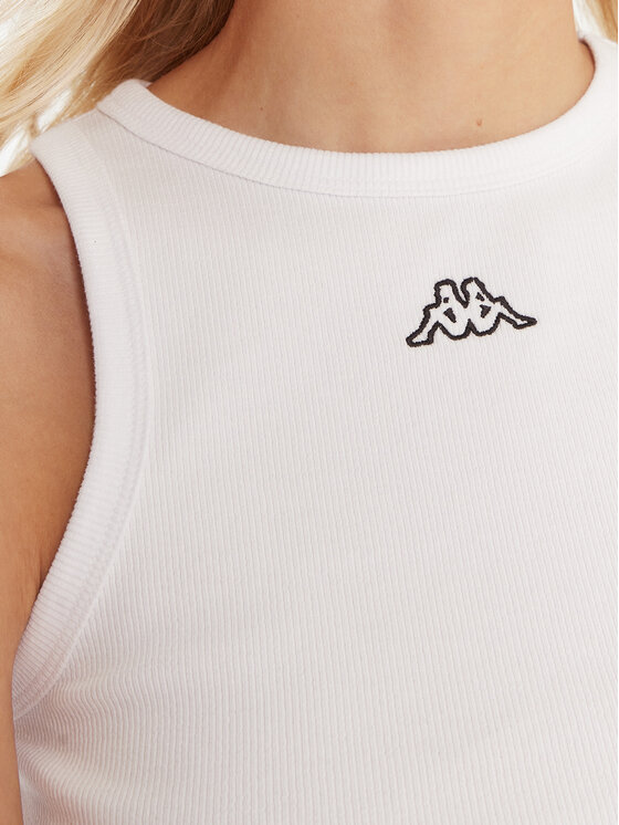 Kappa Kappa Set di top Logo Benny 322565W Bianco Regular Fit