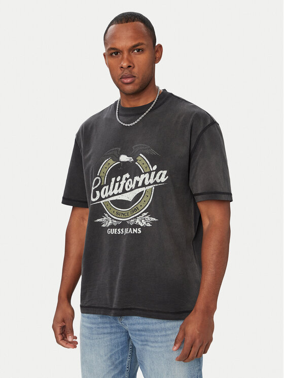 Guess Jeans Guess Jeans Camiseta M6YI14 K3945 Negro Regular Fit
