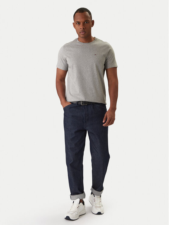 Tommy Jeans Tommy Jeans Marškinėliai DM0DM04411 Pilka Slim Fit