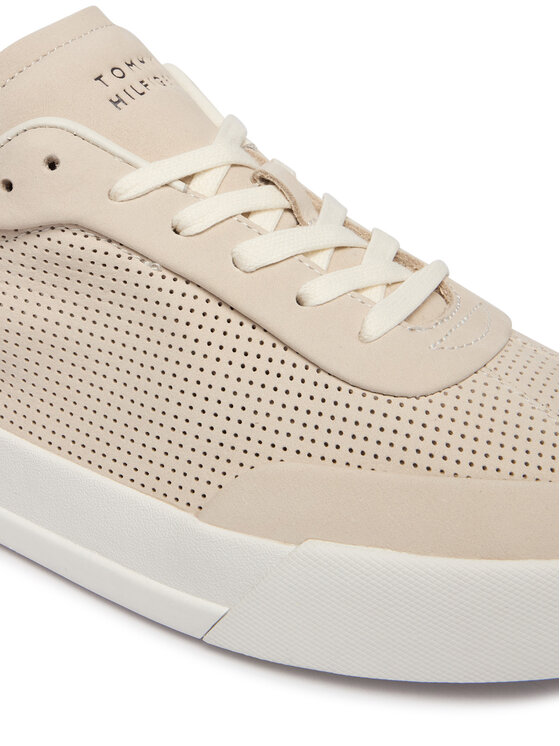 Tommy Hilfiger Sneakersy Tommy Hilfiger Th Court Best FM0FM05821 Beżowy